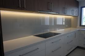 Image Result For Glass Splashback Colours Dulux Glass Splashback Glass Splashbacks Kitchen Small White Kitchens