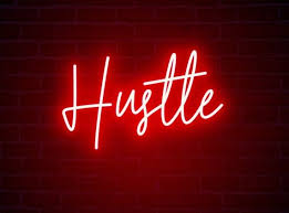We produce on demand any shape/design of neons. Hustle Neon Signhustle Office Decorneon Sign Officeneon Etsy Red Aesthetic Red Quotes Dark Red Wallpaper