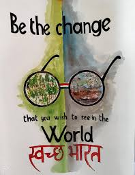 Poster Making On Clean India Green India Pdm University Bahadurgarh Delhi Ncr India