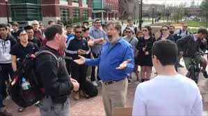 Praise Darwin!' UConn Professor Goes Ape During Campus Preaching
