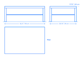 60 cm leg height (free space under the item): Ikea Lack Coffee Table Rectangle Large Dimensions Drawings Dimensions Com