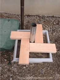 I used a faux overlocking stitch that my machine does. Make Your Own Umbrella Stand Side Table