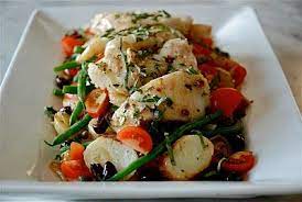 Halibut Cheeks A La Nicoise Halibut Recipes Halibut Cooking Recipes