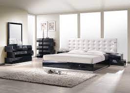 Stash away your belongings in style with this platform bed. Aliya Korolevskij Razmer Sovremennyj Iskusstvennaya Kozha Belye Chernye Lakirovannye Spalnyj Garnitur Ebay
