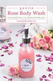 Making your own body wash can be as easy as using just two simple ingredients: Diy Rose Body Wash Without Castile Soap Gentle Ph Balanced