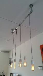 lamp van stalen buis en oude fittingen landelijke lampen industriele lampen woonideeen