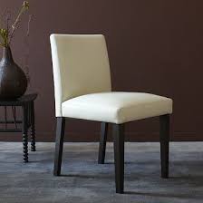 Porter Leather Dining Chair Ivory Leather Dining Chairs Dining Chairs Affordable Contemporary Furniture