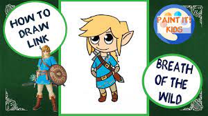 How to draw link (the legend of zelda: How To Draw Link From Legend Of Zelda Breath Of The Wild Easy Simple Step By Step Youtube