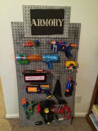 Maximum combined capacity of cargo rack 160 lbs. Kids Nerf Weapons Rack