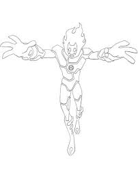 Heatblast The Aliens Ben 10 Coloring Pages Ausmalbilder Ausmalen Malvorlagen