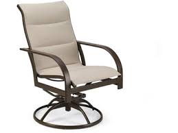 Winston Outdoor Patio Padded Sling High Back Swivel Tilt Dining Chair By Winston M8049ps Patio Furniture Chaise Lounge Garden Furniture Design High Back Dining Chairs
