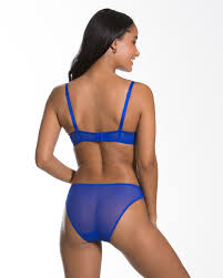 Available in black, white and red colors. Gossard Lingerie Glossies Lace Sheer Bra Electric Blue