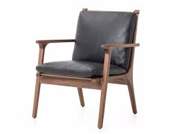 Leather Easy Chair With Armrests Ren Lounge Chair Small By Stellar Works Small Lounge Chairs Dining Arm Chair Stellar Works