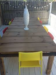 How to build rope garden table: Diy Outdoor Dining Table Ideas Projects The Garden Glove