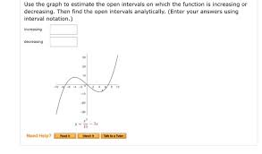 Ask question asked 4 years, 1 month ago. Solved Use The Graph To Estimate The Open Intervals On Wh Chegg Com