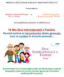 Ziua internaţională a familiei a fost instituită de adunarea generală a onu la 20 septembrie 1993, în baza rezoluției 47/237, reprezentând o oportunitate pentru a crește gradul de conștientizare a problemelor de familie și a proceselor sociale, economice și demografice care afectează familiile. Proiect Ziua Familiei Despre ViaÈ›a Din Romania