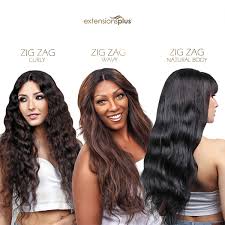This is a stunning zig zag braid which looks polished and romantic for day or night. Extensions Plus On Twitter Our Zig Zag Collection Comes In Different Textures Colors Lengths And Styles Visit Us Online To See Our Full Hair Collection Https T Co 2gragzuj59 Hairextensions Hair Hairstyle Zigzag Extensionsplus 1