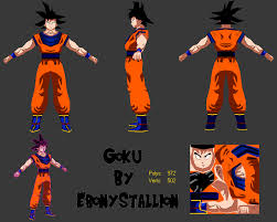 The attraction features a new installment in the dragon ball series, which primarily depicts a cg animation of goku vs. Dragon Ball Z Goku Lowpoly Model By Theebonystallion On Deviantart