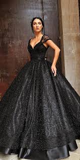 33 Beautiful Black Wedding Dresses That Will Strike Your Fancy Wedding Dresses Guide Fancy Wedding Dresses Black Wedding Gowns Black Wedding Dresses