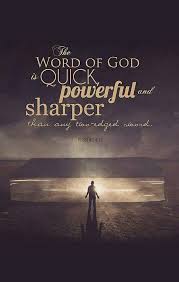 Hebrews 4 12 Esv For The Word Of God Is Living And Active Sharper Than Any Two Edged Sword Piercing To The Divis Word Of God Bible Words Christian Scripture