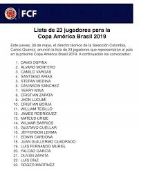 Vuelven las eliminatorias sudamericanas para el mundial de qatar 2022. Lista Seleccion Colombia Convocatoria Para Copa America As Colombia