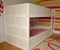 High beds and the upper bed of bunk or loft beds are not suitable for children under 6 years of age due to the risk of injury from falls. Girly Kura Bunk Bed Ikea Hackers