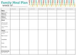 Meal Chart Jasonkellyphoto Co