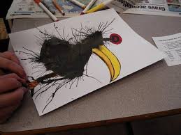 A Faithful Attempt Ink Creatures Kids Art Projects Art Projects Elementary Art