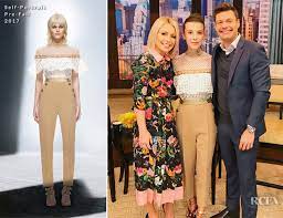 She rose to prominence for her role as eleven in the netflix science fiction drama series stranger the godzilla vs. Millie Bobby Brown In Self Portrait Live With Kelly Ryan Red Carpet Fashion Awards