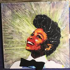 Commissioned portrait made from 100% thread