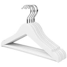 Strong enough to hold heavier clothes. The Hanger Store 10 Childrens White Wooden Coat Hangers For Baby Toddler Clothes Choose Colour Buy Online In Bahamas At Bahamas Desertcart Com Productid 48930263
