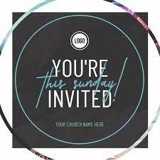 Looking for an easy solution? Free Church Social Media Graphics You Re Invited This Sunday Prochurch