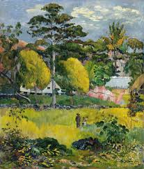 Gauguin's return to tahiti in 1895 included a stop in auckland, new zealand, where he visited the gauguin's sketches of māori carvings i toggle caption. Paysage Musee De L Orangerie
