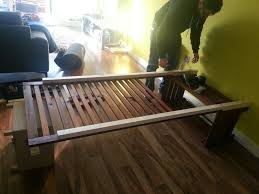Hacking The Ikea Applaro Bench And Wall Piece So Its Freestanding Doesnt Need Fixing To