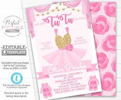 Ballerina Baby Shower Invitation Ballerina Invite Ballet Etsy Ballerina Baby Shower Invitations Tutu Baby Shower Invitations Birthday Invitations