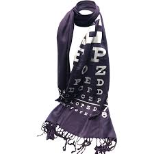 Pashmina Eye Chart Scarf Sigma Pharmaceuticals