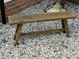 Farmhouse Style Rustic Bench Made From Reclaimed Timber Scaffold Boards Ebay Rustic Bench Rustic Bench Seat Reclaimed Timber