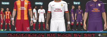 Red pin stripes run down the side of the shirt with the turkish flag taking. Galatasaray 2014 15 Kit Pack By Srt Pro Evolution Soccer 2014 At Moddingway