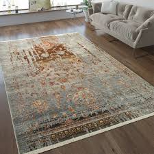 Vintage Teppich Kurzflor Ornamente Teppichcenter24
