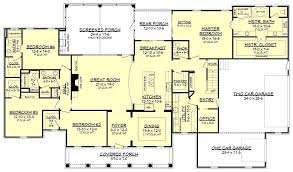 Country Style House Plan 4 Beds 3 5 Baths 3194 Sq Ft Plan 430 135 Southern House Plans Country Style House Plans House Floor Plans