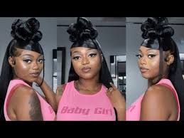 Natural hair refers to black hair that hasn't been chemically altered with straighteners, relaxers or texturizers. Wap Inspired Hairstyle 90 S Pin Curl Updo Wiggins Hair Youtube