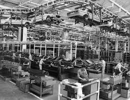 Mercedes Benz W123 Assembly Line Mercedes Benz Mercedes Benz