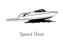 Speed Boat Coloring Pages Printable Speed Boats Coloring Pages Coloring Pages For Kids