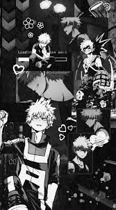 Black And White Anime Wallpaper Mha Bakugo Katsuki Boku No Hero Wallpaper In 2020 Hero Wallpaper Anime Wallpaper Anime