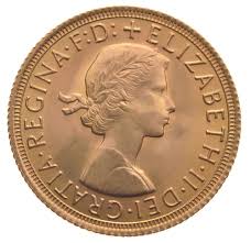 1958 Gold Sovereign Elizabeth Ii Young Head