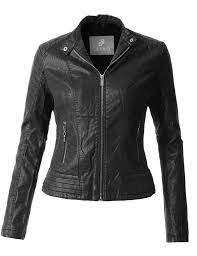 Le3no Womens Sherpa Fur Lined Quilted Faux Leather Biker Moto Jacket Faux Leather Jacket Women Fur Leather Jacket Moto Biker Jacket