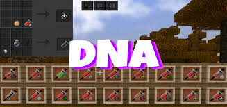Dna is a rare drop from dungeons, desert temples, mine shafts, strongholds or mobs. Dna Science In Minecraft Minecraft Pe Mods Addons