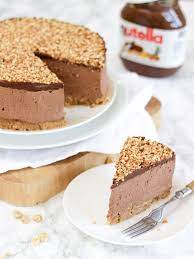 Ultimate No Bake Nutella Cheesecake Recipe Recipe Nutella Cheesecake Recipes Nutella Cheesecake Baking
