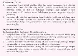 The vegetables are still fresh(10) ………. Talking About Self Part 1 Bahasa Inggris Smp Mts
