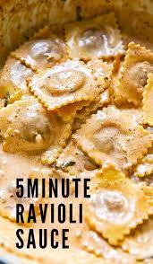 5 Minute Ravioli Sauce Ravioli Sauce Recipes Ravioli Sauce Recipe